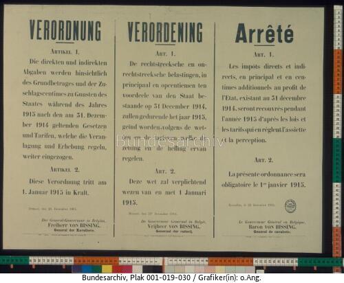 Belgien, Steuern