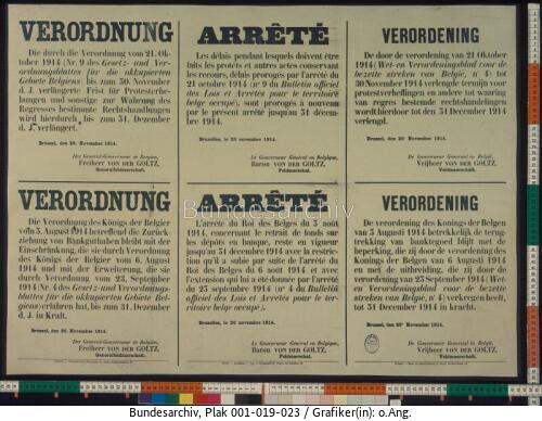 Belgien, Rechts- und Finanzvorschriften