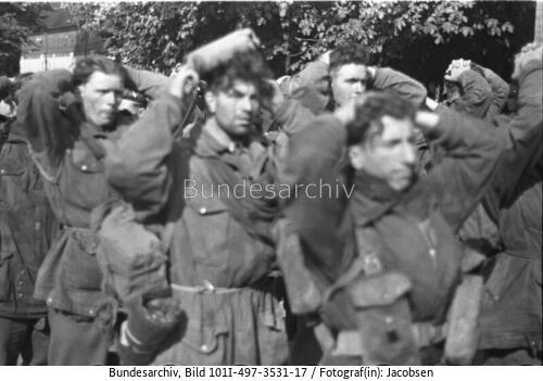Bei Arnheim/Nymwegen, britische Gefangene
