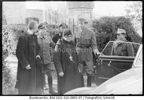 Italien, italienische Geistliche, deutsche Soldaten