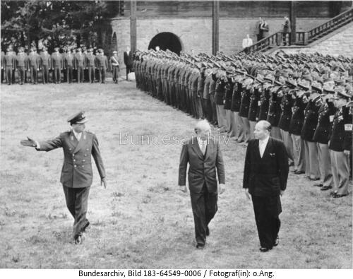 Sonthofen, Generalslehrgang, Besuch Blank