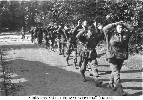 Bei Arnheim/Nymwegen, britische Gefangene