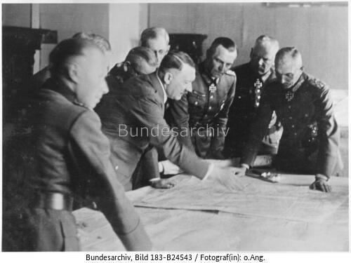 Hauptquartier Heeresgruppe Süd, Lagebesprechung