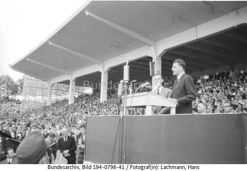 Düsseldorf, Veranstaltung mit Billy Graham
