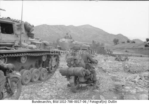 Nordafrika, Panzer III, Kräder