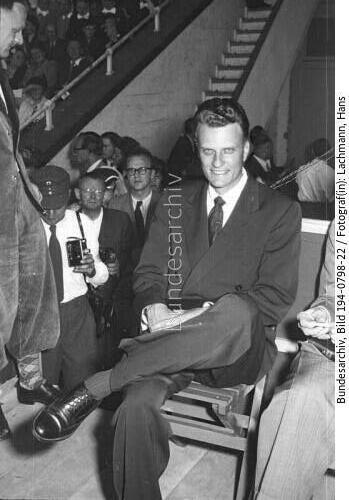 Düsseldorf, Veranstaltung mit Billy Graham