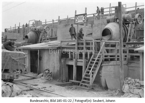 Bremen, U-Bootbunker "Valentin", Betonmischer