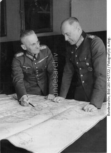 Franz Halder und Walther v. Brauchitsch