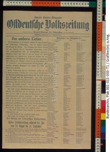 Kriegsbeginn, Ostpreußen, Befreiung