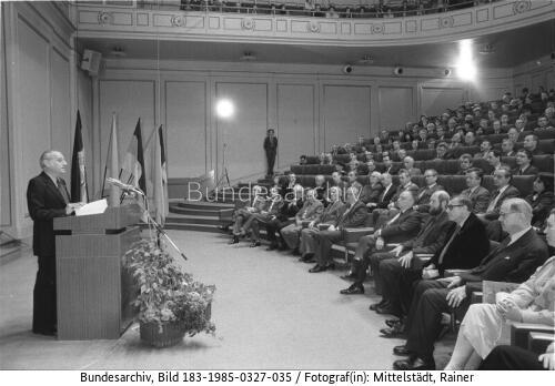 Berlin, AdK-Plenartagung, Rede Wekwerth