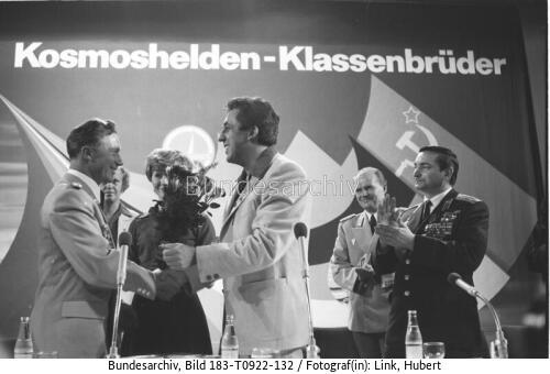 Berlin, Besuch Bykowski, Jähn, Jugendforum