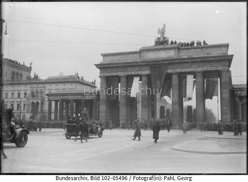Berlin, Brandenburger Tor, König von Afghanistan