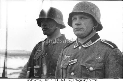 Polen, Trupp deutscher Infanterie im Winter