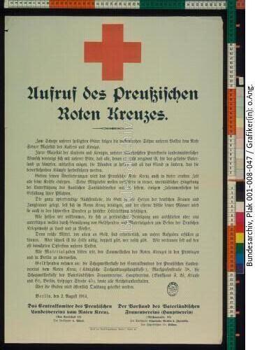Rotes Kreuz, Spendenaufruf