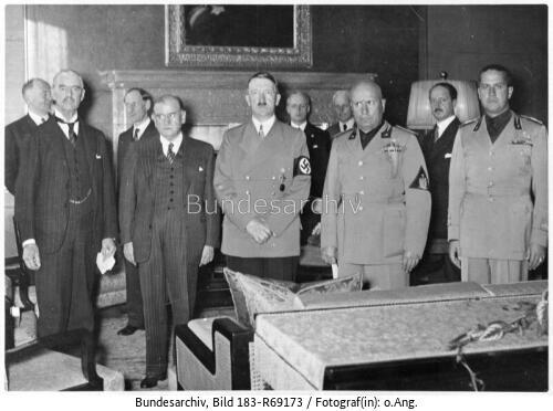 Münchener Abkommen, Staatschefs