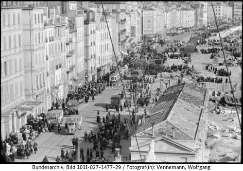 Marseille, Hafenviertel, Deportation von Juden