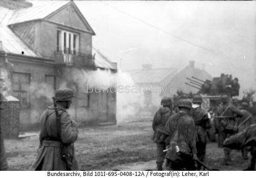 Warschauer Aufstand, Soldaten, Vierlingsflak