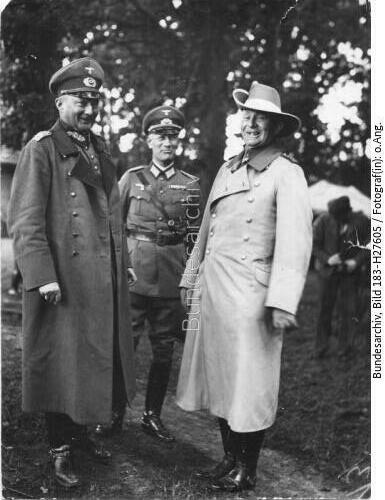 Herbstmanöver bei Celle, v. Kluge, v. Lettow-Vorbeck