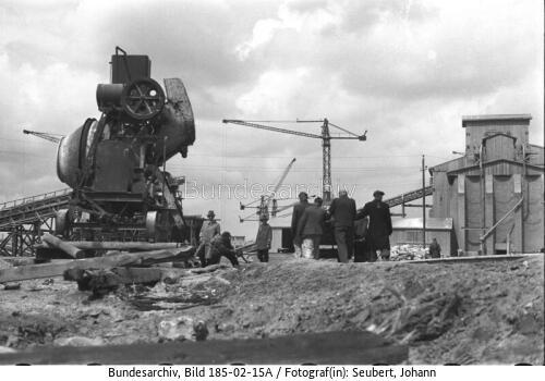 Bremen, U-Bootbunker "Valentin", Betonmischer