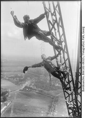 Königs Wusterhausen, Funkturm, Arbeiter