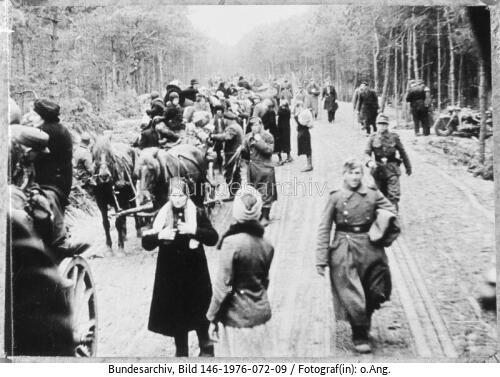 Ostpreußen, Flüchtlingtreck