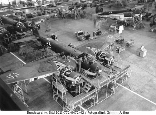 Flugzeuge Ju 88, Bau