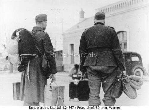 Frankreich, Soldaten auf Urlaub