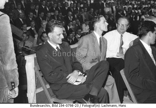Düsseldorf, Veranstaltung mit Billy Graham