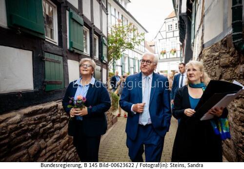 Bundespräsident Frank-Walter Steinmeier auf "Ortszeit" in Hattingen 2026