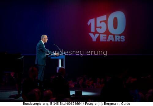Bundeskanzler Friedrich Merz beim 150jährigen Jubiläum der Firma Henkel 2026