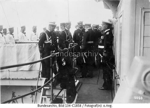 Wilhelm II., Erzherzog Franz Ferdinand, Admiräle