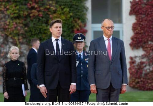 Litauischer Ministerpräsident Mindaugas Sinkevicius in Deutschland 2026
