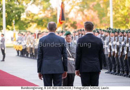 Litauischer Ministerpräsident Mindaugas Sinkevicius in Deutschland 2026