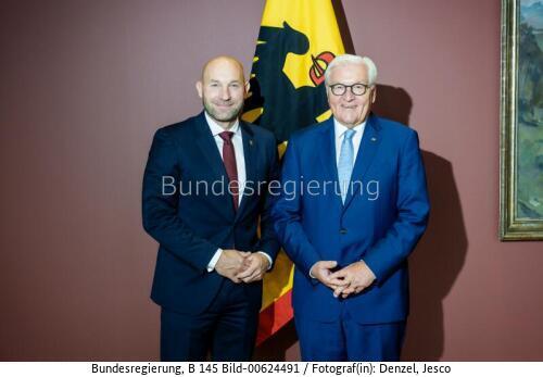Bundespräsident Frank-Walter Steinmeier und StM Ronald Rauhe 2026