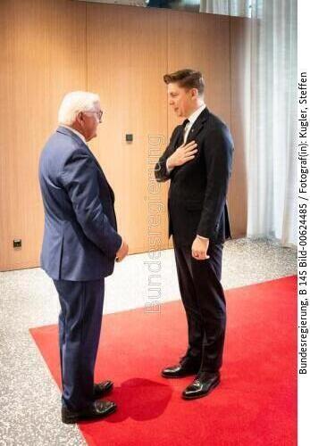 Litauischer Ministerpräsident Mindaugas Sinkevicius in Deutschland 2026