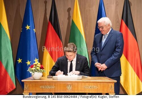 Litauischer Ministerpräsident Mindaugas Sinkevicius in Deutschland 2026