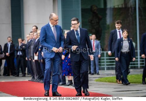 Britischer Premierminister Andy Burnham in Berlin / Antrittsbesuch 2026