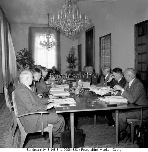 250. Kabinettssitzung 1952