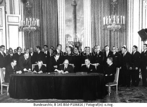 Paris, Unterzeichnung des Elysée-Vertrages