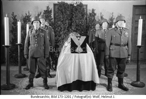 Trauerfeier für Konrad Adenauer, BGS-Ehrenwache