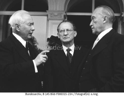 Bonn, Besuch Alcide de Gasperi