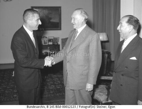 Chilenischer Präsidentschaftskandidat Frei in Bonn 1956