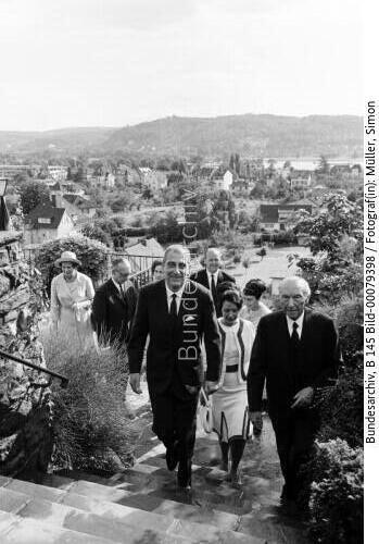 Chilenischer Staatspräsident Frei in Rhöndorf 1965