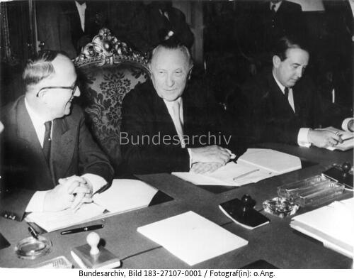 Paris, NATO-Konferenz, Walter Hallstein
