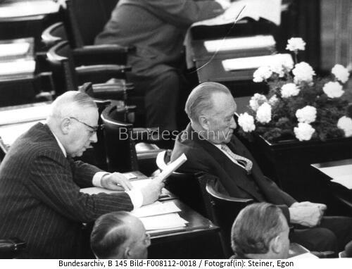 Bonn, Bundestag, Adenauer, Pferdmenges