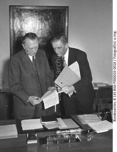 Bonn, Konrad Adenauer, Fritz v. Twardowski