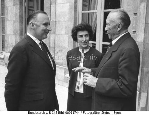 Bundeskanzler Adenauer in Frankreich 1962