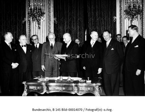 Paris, Gründung EGKS / Montanunion
