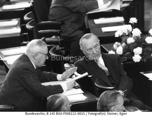 Bonn, Bundestag, Adenauer, Pferdmenges