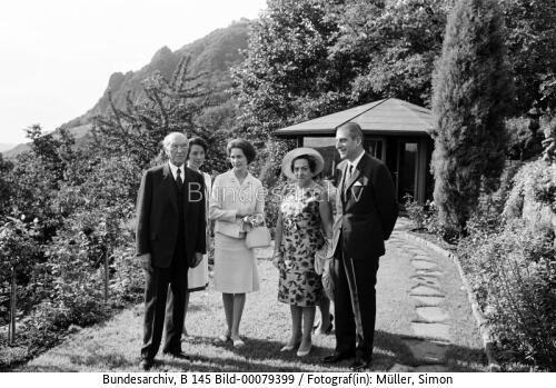 Chilenischer Staatspräsident Frei in Rhöndorf 1965